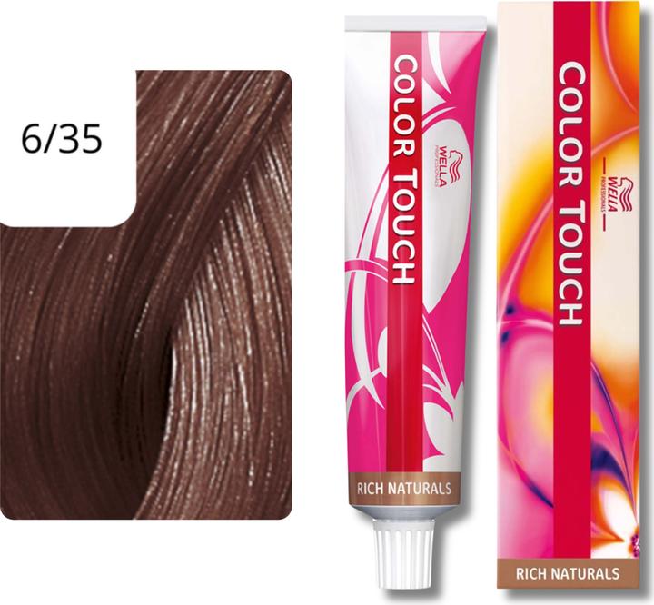 Produktbild Wella Color Touch Rich Naturals (6/35 dunkelblond gold-mahagoni)