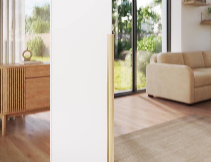 Produktbild ADRK Furniture Alera III mit Aufsatz – Drehtürenschrank (148 x 58 x 250 cm)