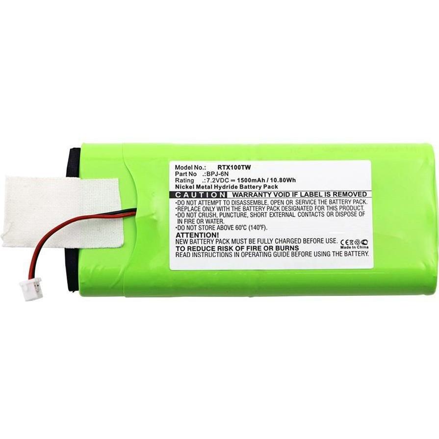 CoreParts Battery for Two Way Radio (1 Zellen, 1500 mAh), Notebook Akku, Grün