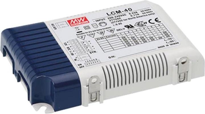 Produktbild MeanWell Dimmbares Led-Netzteil - Konstantstrom - 40 W - Einstellbarer Ausgangsstrom Mit Pfc