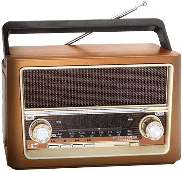 LTC Elma Retro-Tragbares Radio 118ubt Fm/Am/Sw USB Bluetooth Lxltc118ubt (AM, FM, Bluetooth)