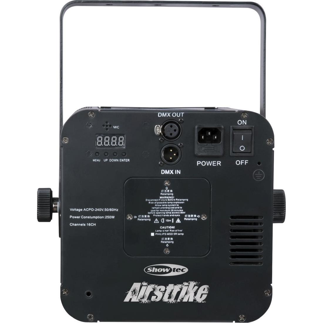 Thumbnail - Showtec Airstrike (190 W, HPS), Scheinwerfer, Schwarz