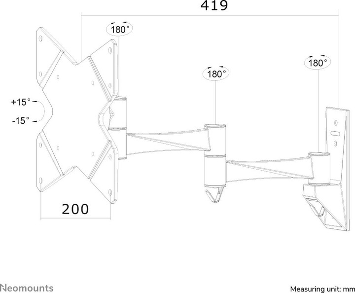 Immagine prodotto Neomounts Fpma-W835 (Muro, 40")