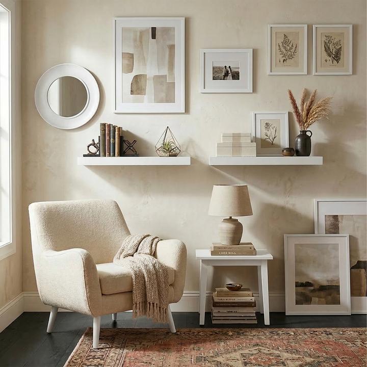 Actual product image Relaxdays 3x wall shelf (40 x 23 x 4 cm)