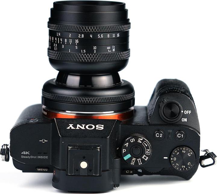 Image du produit AstrHori Full Frame 50mm F2.0 avec monture Sony E (noir) (Sony E, Plein format)