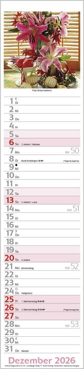 Produktbild Flowers Langplaner 2026