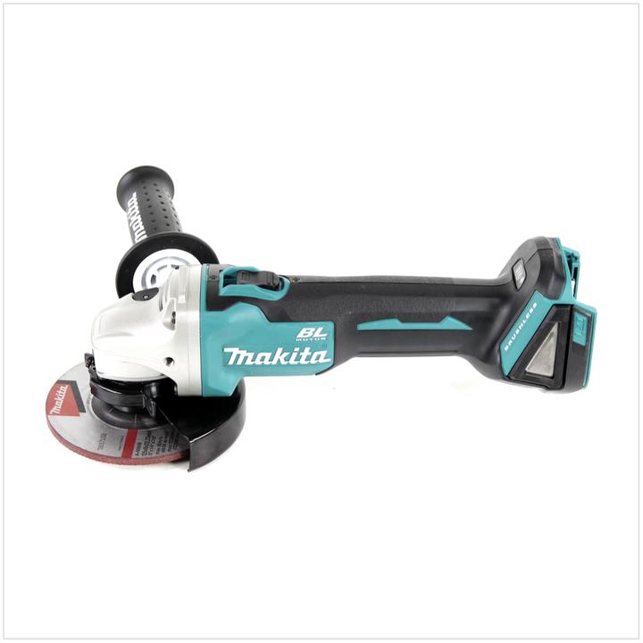 Actual product image Makita DGA 504 F1J 18 V Cordless Angle Grinder 125 mm Brushless + MAKPAC Carry Case + 1 x Battery BL (125 mm)