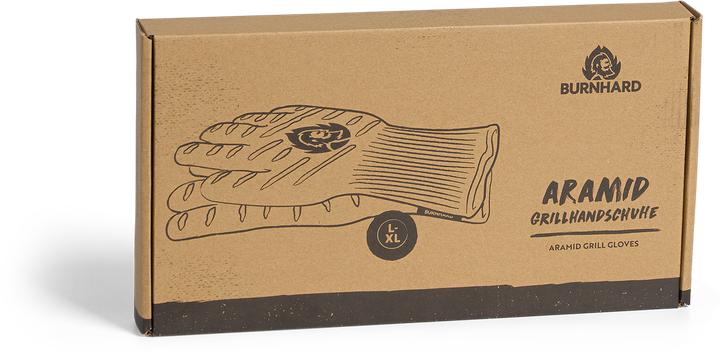 Actual product image Burnhard Aramid barbecue gloves (Cotton, Polyester, Aramid)