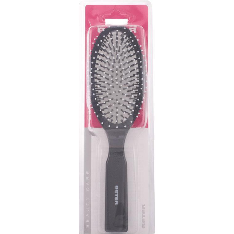 Beter, Haarbürste + Kamm, CEPILLO ovalado neumático, púas nylon 22 cm 1 pz