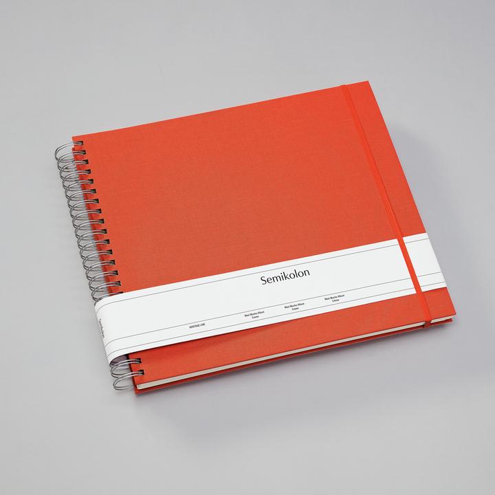 Productafbeelding Semikolon Fotoalbum Maxi Mucho Orange, crèmekleurige pagina's (10 x 15 cm, 9 x 13 cm)
