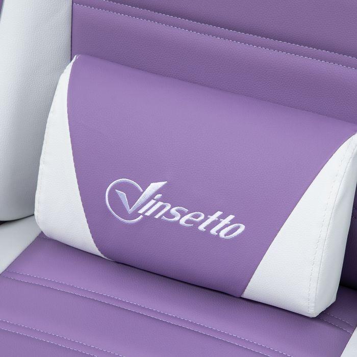 Produktbild Swisshandel24 Gaming-Sessel, Hasenohren, Lendenwirbelstütze, Fussstütze, Violett