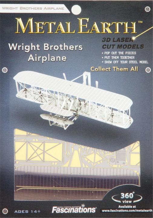 Actual product image Metal Earth Wright Brothers Airplane