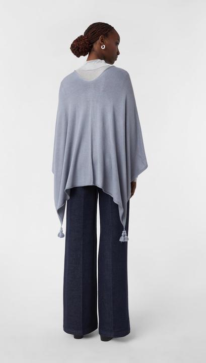 Image du produit Comma Indoor-Poncho Feinstrick-Poncho mit Quasten (Taille unique)
