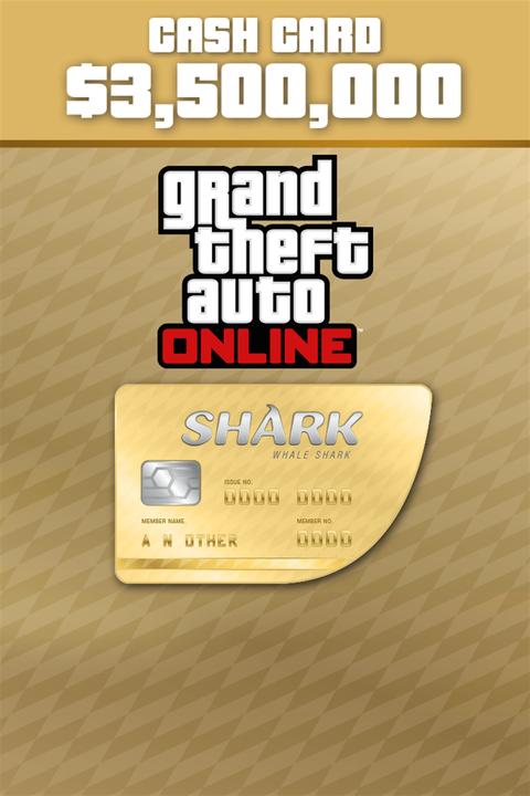 Actual product image Microsoft Grand Theft Auto V: Whale Shark Card (Xbox One X, Xbox Series X, Xbox One S, Xbox Series S)