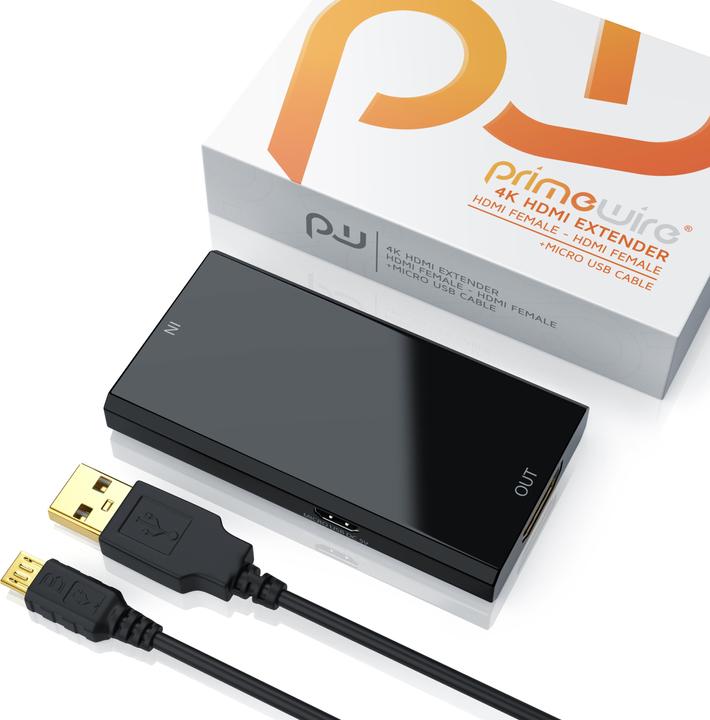 Produktbild Primewire HDMI 2.0b Extender / Verstärker UHD 2160p 60Hz, HDMI-Buchse zu HDMI-Buchse (0.75 m, HDMI, 2.0b)