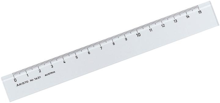 Voedingswaarden en ingrediënten Aristo Plastic liniaal 15cm (15 cm)