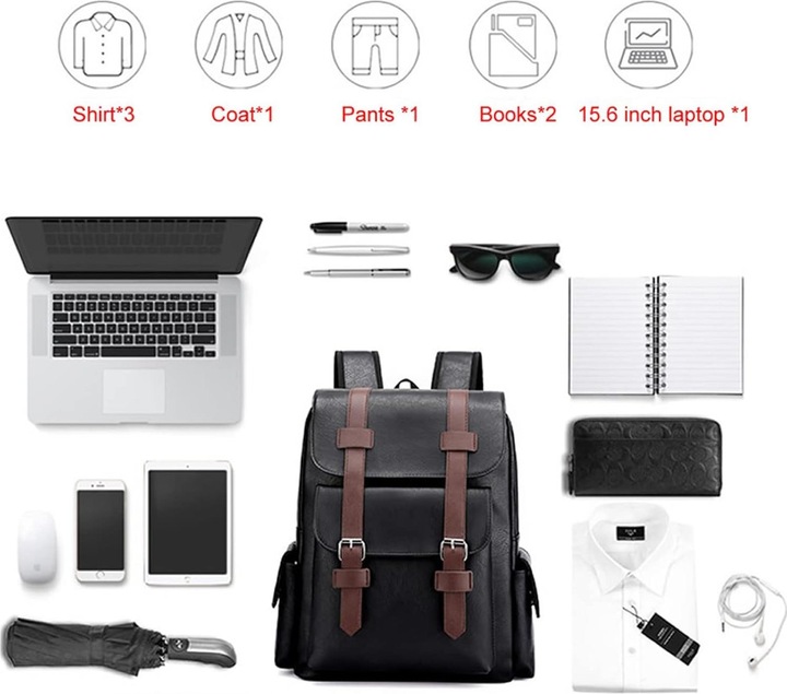 Produktbild Only-Bags.Store Rucksack mit grosser Kapazität, Business-Computer-Tasche, Reisetasche, Studententasche, Schultasche