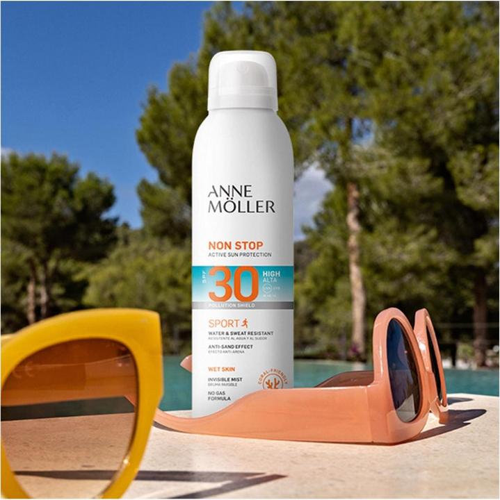 Actual product image Anne Möller Non Stop Sunscreen Mist SPF30 (Sun spray, SPF 30, 150 ml)