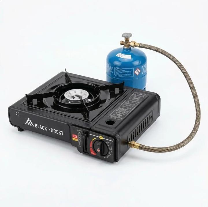 Immagine prodotto Extralink Portabler Gastouristenkocher Für Gaskartuschen 2-in-1 Mit Koffer