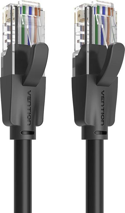 Actual product image Vention Cat.6 UTP Patch Cable, black, 5m (U/UTP, CAT6, 5 m)