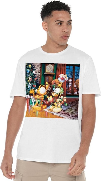 Actual product image Garfield Mens Odie Tree T-Shirt (5XL)