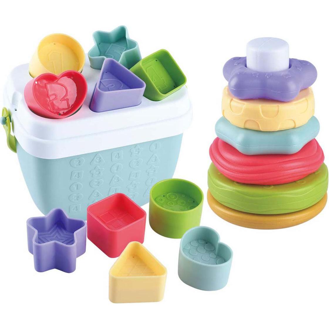 Play Biobased Formsortier- und Stapelspielzeug, 19-tlg. (57290707)