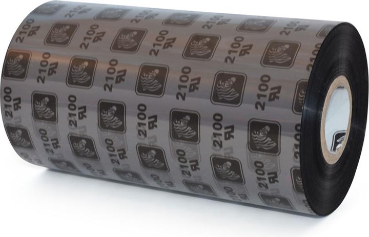 Produktbild Zebra ZipShip 2100, Thermotransferband, Wachs, 156mm ZipShip 2100, Thermotransferband, 2100 Wachs, für M (15.60 cm, Schwarz)