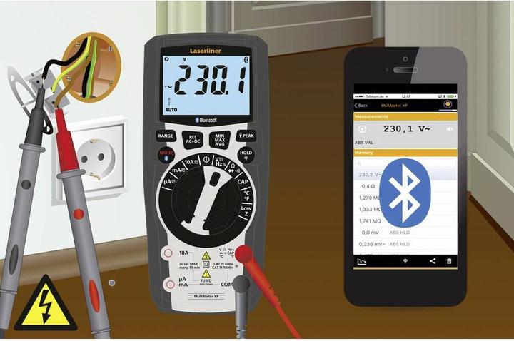Produktbild Laserliner MultiMeter XP (CAT III 1000V, CAT IV 600V, Hand-Multimeter)
