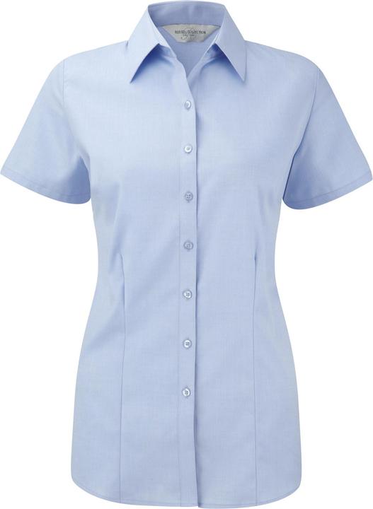 Immagine prodotto Russell Camicetta Camicia con sottile motivo a spina di pesce, a maniche corte (XXL)