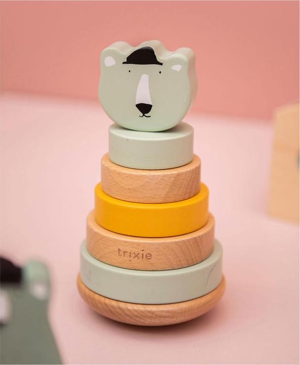 Productafbeelding Trixie Baby Houten stapelspeelgoed
