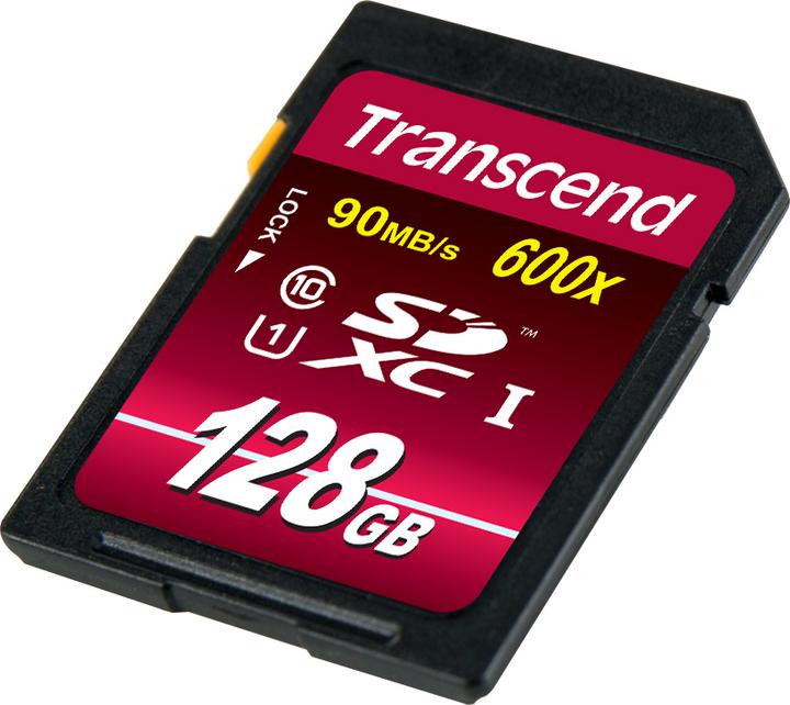 Immagine prodotto Transcend SDXC Ultimate 600x (128 GB, SDXC, U1, UHS-I)