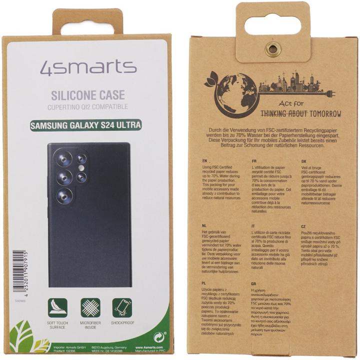 Produktbild 4smarts Silikon Case CupertinoQi2-kompatibel (Samsung Galaxy S24 Ultra)