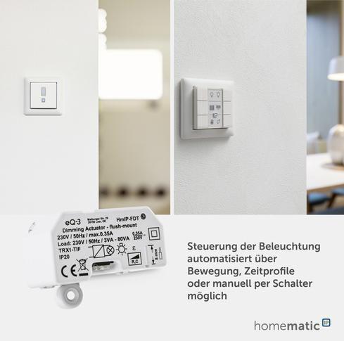 Produktbild Homematic IP Dimmaktor Unterputz - (Dimmaktor)