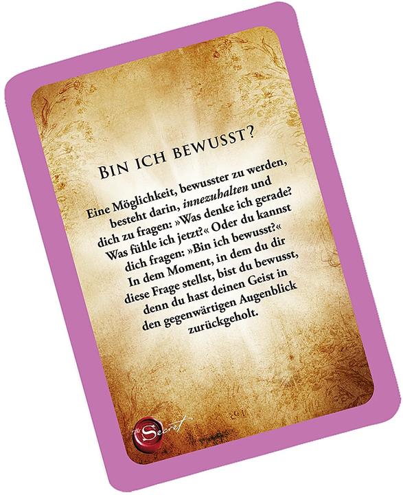 Produktbild The Secret Manifestationskarten (Deutsch, Rhonda Byrne, 2024)
