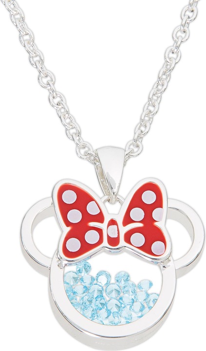 Actual product image NoName MINNIE - Collier Anniversaire en Laiton Plaqué Argent - Mars (Sterling Silver)