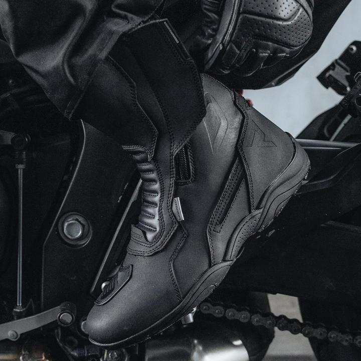 Immagine prodotto Rebelhorn Scout Black Matt Motorcycle Boots 45 (Uomini, 45)