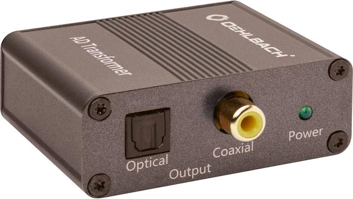Produktbild Oehlbach AD Transformer Stereo Audio Signal Converter Analog to Digital Converter RCA to Coaxial RCA (Analog -> Digital)