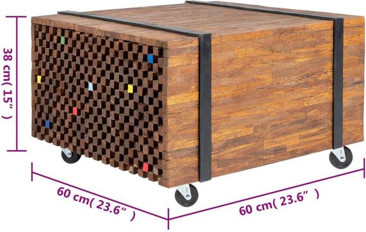 Immagine prodotto vidaXL Couchtisch (60 x 60 x 38 cm)