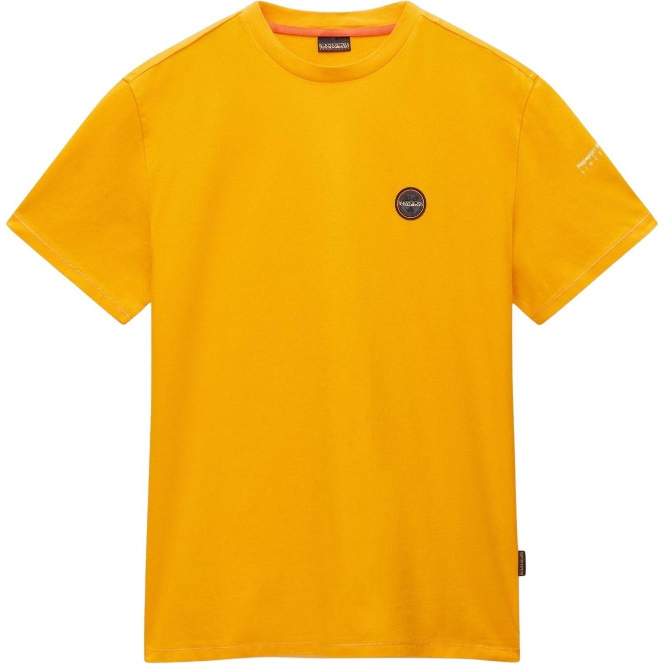 Napapijri, Herren, Shirt, t-shirt s-badge, Orange, (XL)
