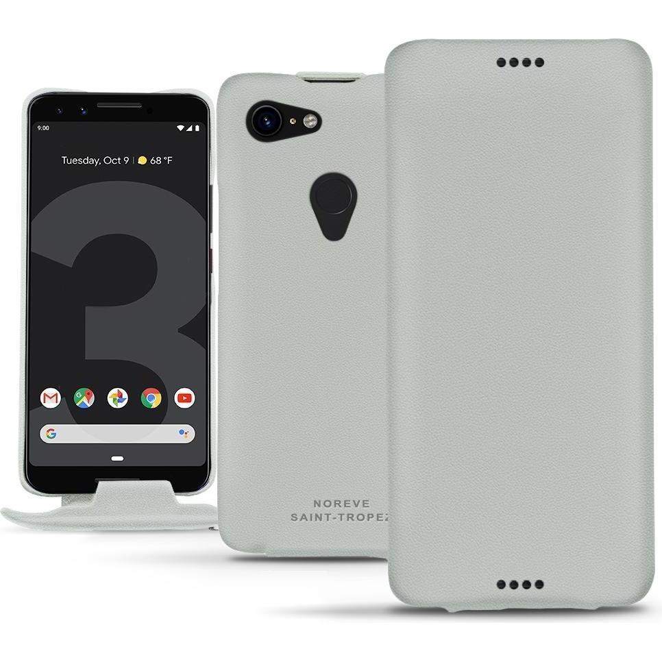Noreve Lederschutzhülle vertikal (Google Pixel 3), Smartphone Hülle, Grau