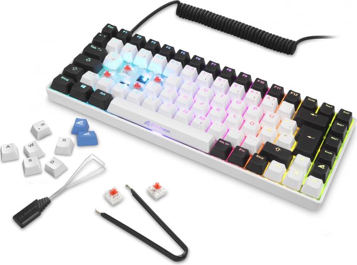 Produktbild Sharkoon SGK50 S3 wh Gateron Brown DE (DE)