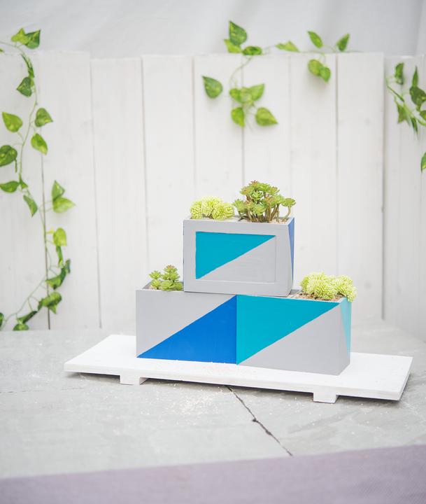 Image du produit VBS Boîte à ustensiles avec 2 compartiments, contreplaqué/bois MDF, env. 16 x 11 x 8 cm