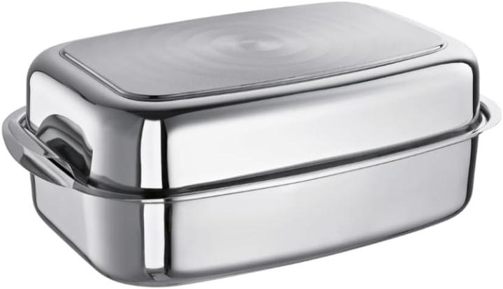 Actual product image Schulte-Ufer SUS all-purpose stainless steel induction roaster 36 cm (Stainless steel)