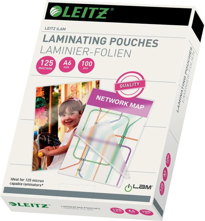 Image du produit Leitz Pochette de plastification (A6, 100 pièce(s), 125 µm)