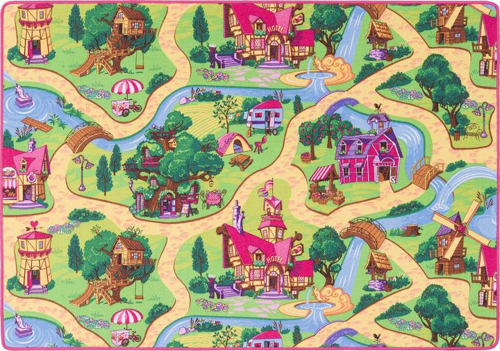 Produktbild Pergamon Strassenteppich Beidseitig Strassenlandschaften (133 x 133 cm)