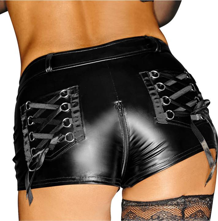 Produktbild Noir Handmade Selfish Wetlook Shorts ouvert (M)