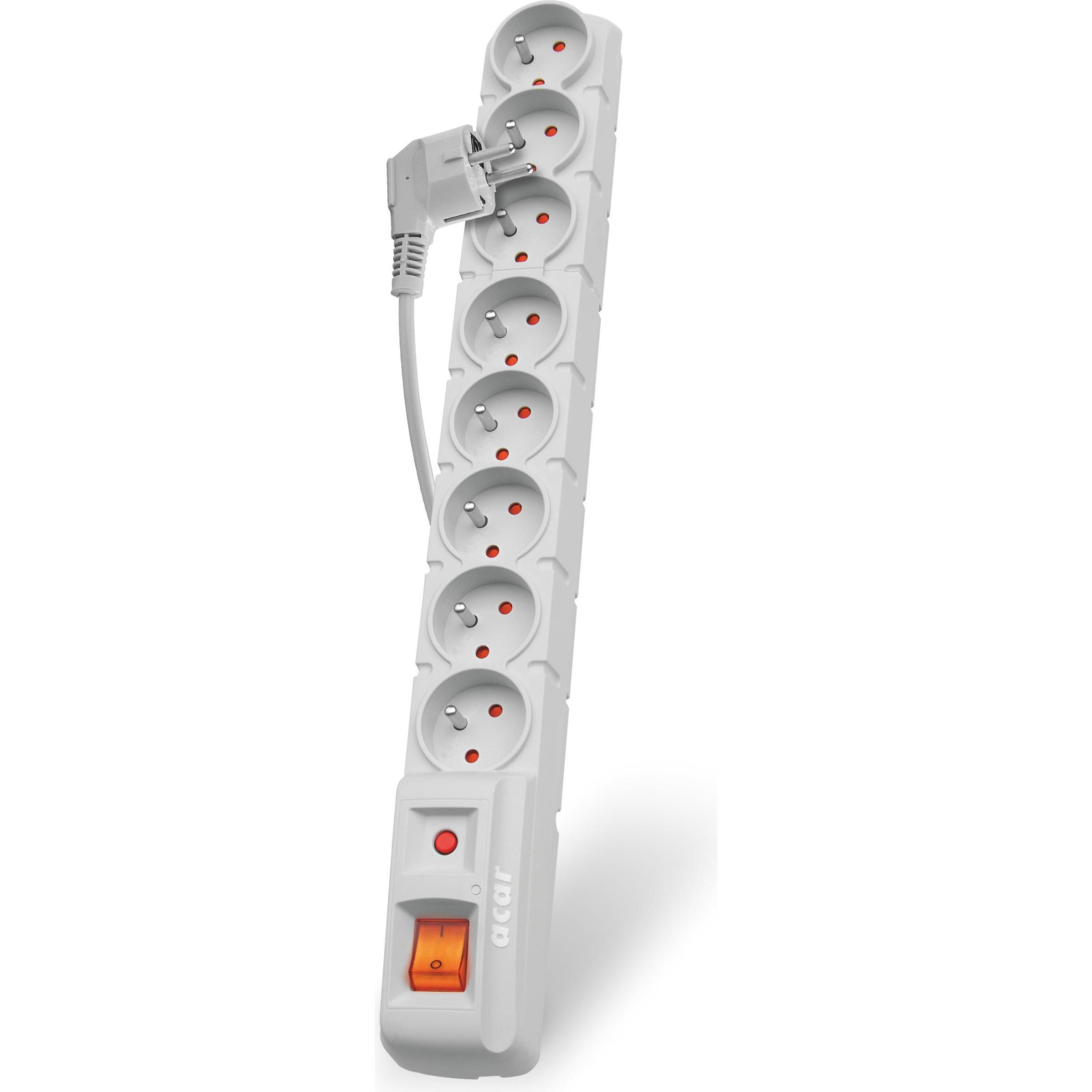 Thumbnail - HSK, Steckdosenleiste, Acar S8 Verlängerungskabel 8 AC-Ausgänge Indoor/Outdoor (8 x, CEE 7/5, 1.50 m)