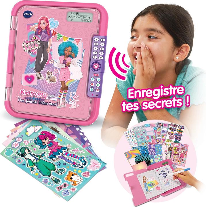Image du produit VTech KidiSecrets 365 - Mon journal intime vocal (Français, 5 - 12 Années)