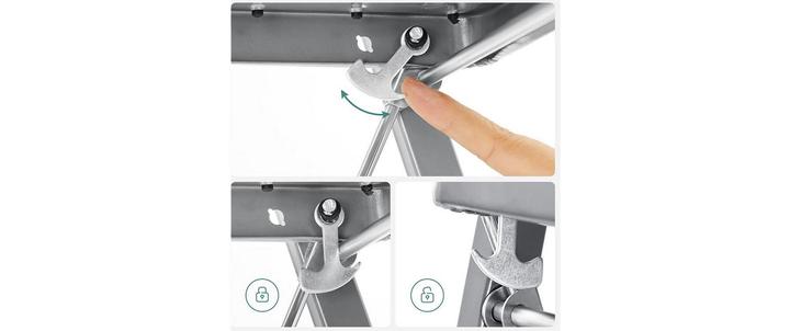 Actual product image Songmics Fold (Stepladder, 46.50 cm)