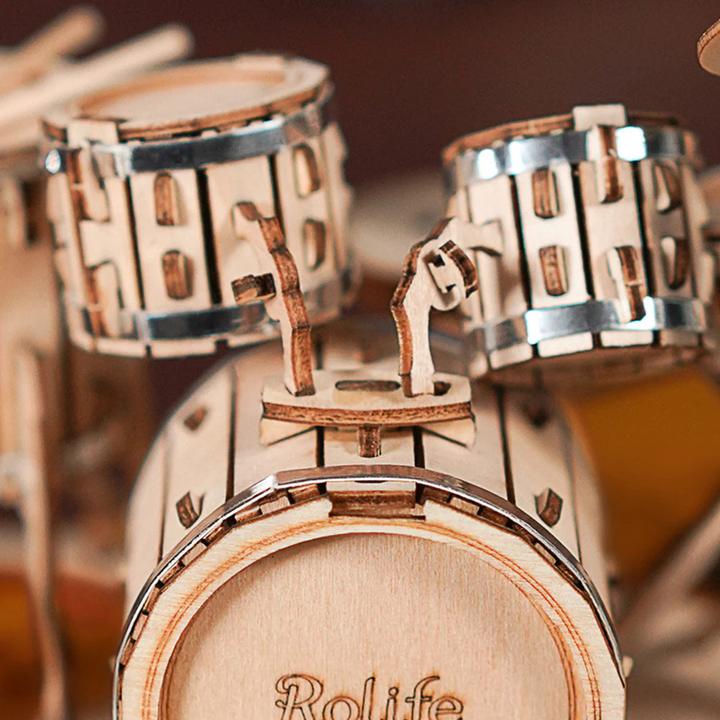 Actual product image Robotime TG409 - Drum kit
